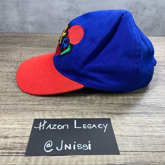 Mickey Mouse~Infant~Blue/Red Hat~Elastic Closure  - Picture 2 of 7